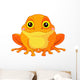 Fun zoo. Golden Toad Wall Decal