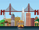San Francisco City Skyline