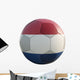 netherland soccer ball isolated on white Wall Decal