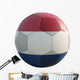 netherland soccer ball isolated on white Wall Decal