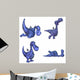 Blue Dragon Wall Decal