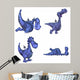 Blue Dragon Wall Decal