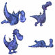 Blue Dragon Wall Decal
