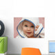 portrait of a baby with hood Wall Mural