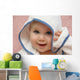 portrait of a baby with hood Wall Mural
