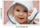 portrait of a baby with hood Wall Mural