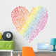 Shape of the rainbow. Wall Decal