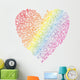 Shape of the rainbow. Wall Decal