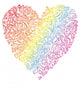 Shape of the rainbow. Wall Decal