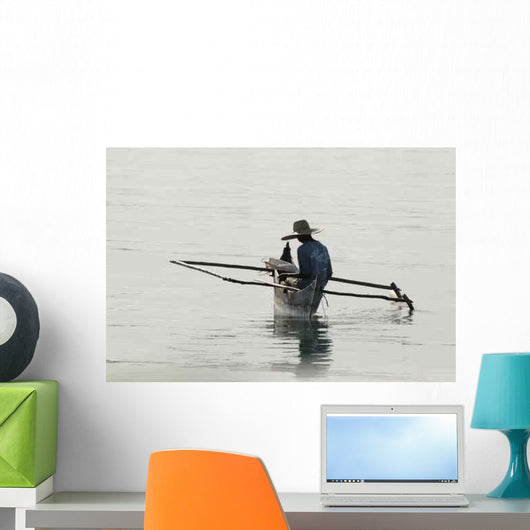 Canoe Madagascar Wall Decal