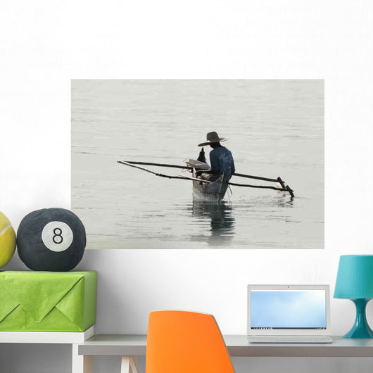 Canoe Madagascar Wall Decal