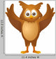 Mascot Owl Greeting
