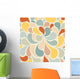 Abstract Retro and Seamless Wall Decal