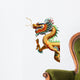 Chinese Style Dragon Statue Wall Decal