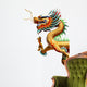 Chinese Style Dragon Statue Wall Decal