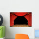 Red Stage Theater Velvet Wall Mural