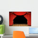Red Stage Theater Velvet Wall Mural
