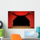 Red Stage Theater Velvet Wall Mural
