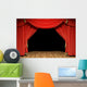 Red Stage Theater Velvet Wall Mural