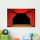 Red Stage Theater Velvet Wall Mural