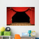 Red Stage Theater Velvet Wall Mural