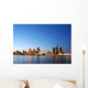 City Skyline Night Detroit Wall Decal