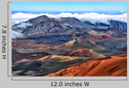 Vulkankrater Haleakala Hawaii Hdr-image
