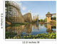 Wooden Roller Coaster Wall Mural