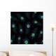 Seamless with Peacock Feathers Wall Decal