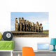 15 Moais Wall Decal