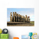 15 Moais Wall Decal
