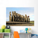 15 Moais Wall Decal