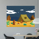 Bears Camping Wall Mural