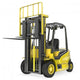 Yellow Fork Lift Truck