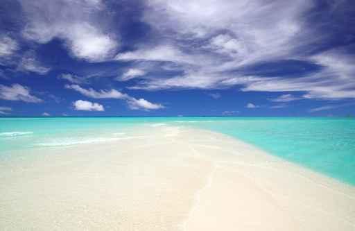 Strand Mit Landzunge Wall Decal