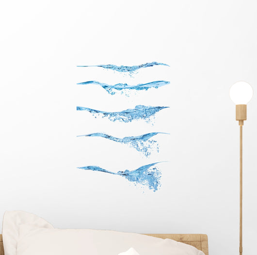 Set Splashing Water Waves