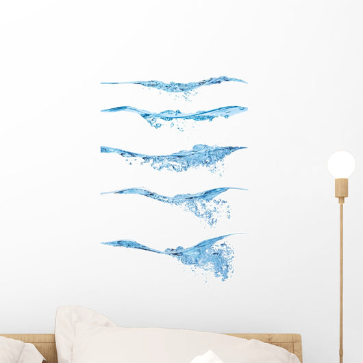 Set Splashing Water Waves