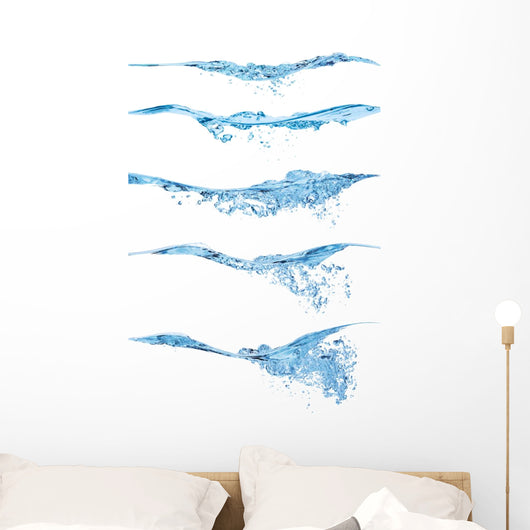 Set Splashing Water Waves