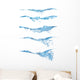 Set Splashing Water Waves