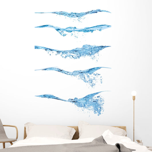 Set Splashing Water Waves