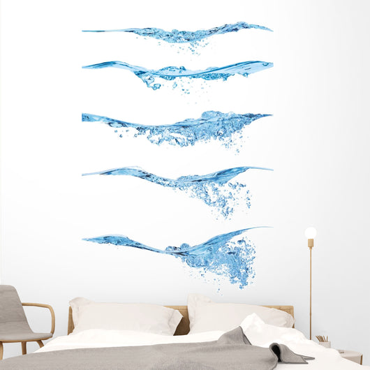 Set Splashing Water Waves