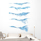 Set Splashing Water Waves