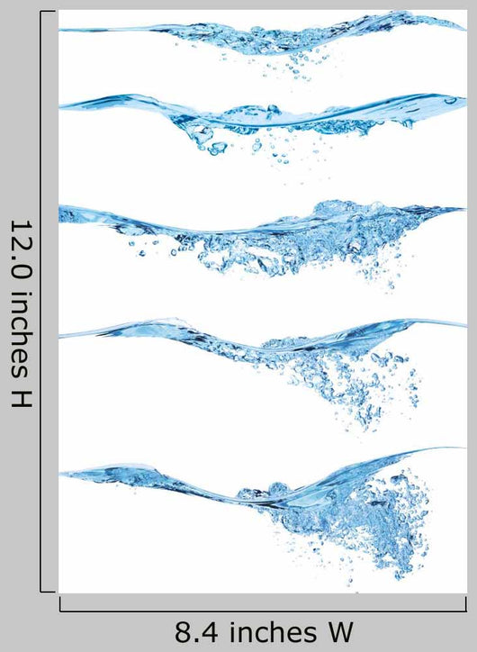 Set Splashing Water Waves