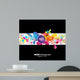 Abstract Colored with Circles Wall Decal