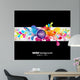 Abstract Colored with Circles Wall Decal