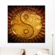 Grunge Yin Yang Symbol