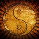 Grunge Yin Yang Symbol
