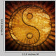 Grunge Yin Yang Symbol