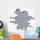 Wall Hole Bricks Wall Decal