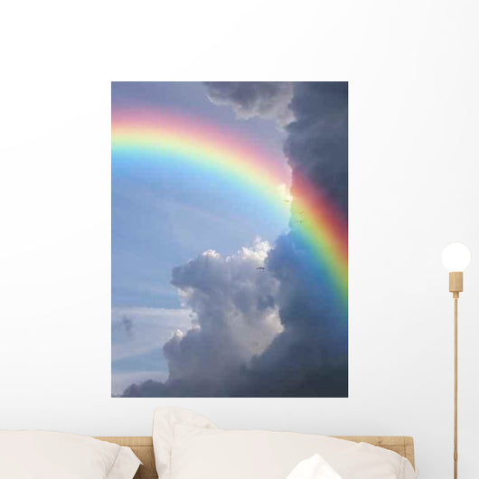 Rainbow Clouds Wall Decal
